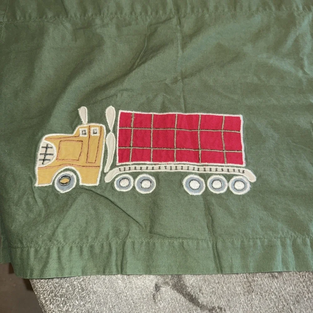 The Company Store Company Kids Construction Valance set of 2 Boys Room Nursery